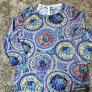 TALBOTS PULLOVER MULTI COLOR SWEATER